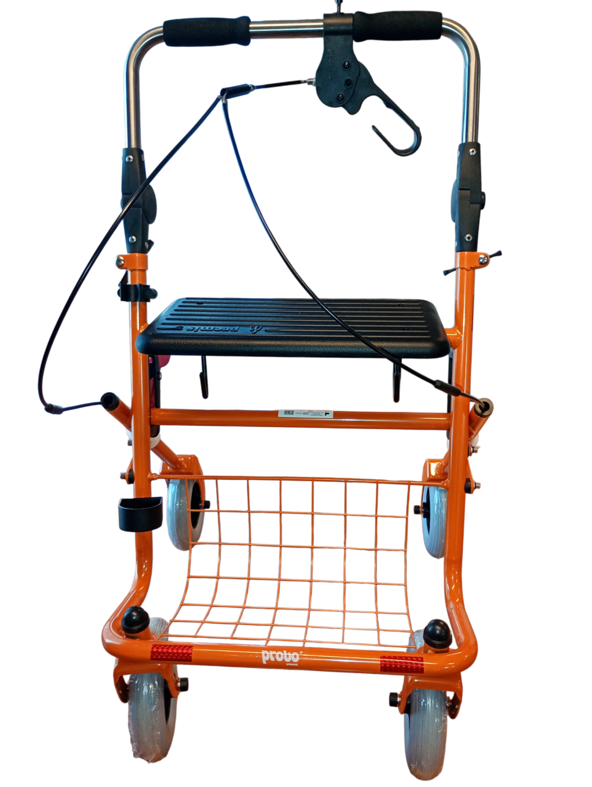 Rollator opklapbare duwbeugel links