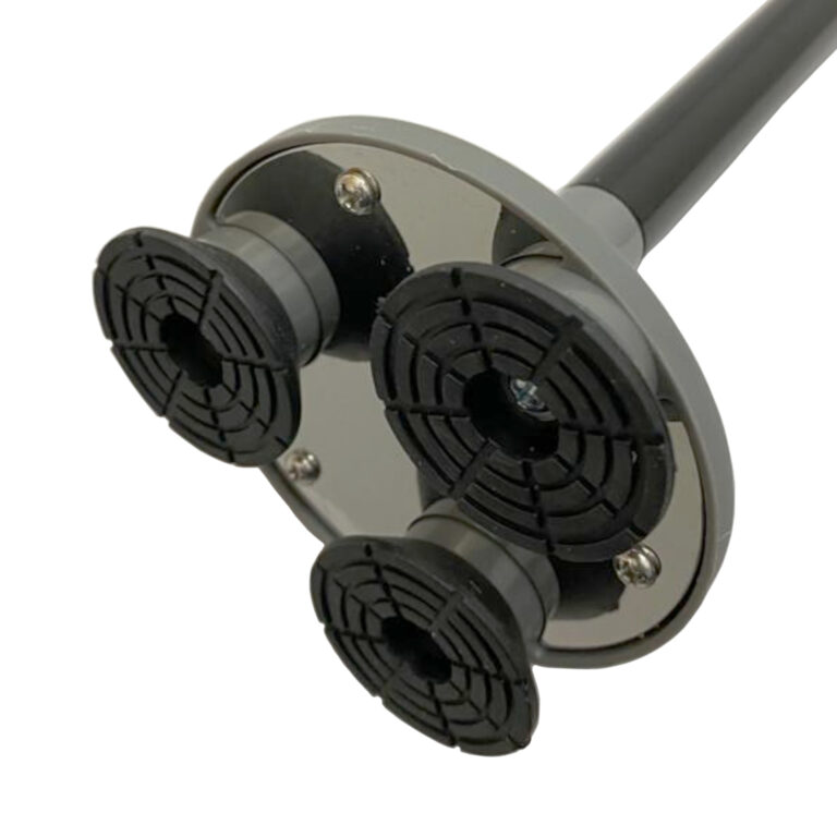 onderkant van wandelstok met verlichting