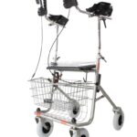 titanium rollator met onderarmschalen/steunen