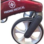 Wiel voor de Hera rollator met logo premis