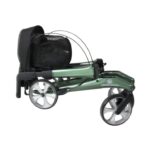 Dubbel opgevouwen rollator kleur groen