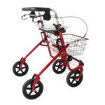 Rode rollator met stang onder