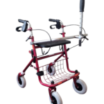 extra duwstang voor op de rollator voor en begeleider
