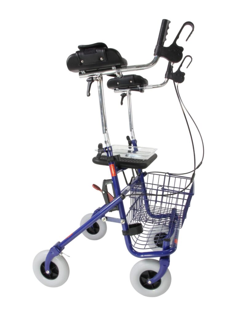 XL rollator 55 breedte met extra brede onderarmschalen