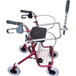 extra duwstang voor op de rollator voor en begeleider