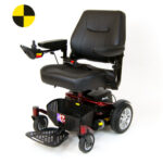 Elektrische rolstoel met een luxe Captain Seat