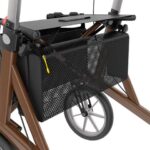 Mobilex zwarte nettas voor onder de zitting voor de leopard, gepard en tiger rollator
