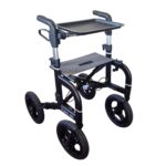 Zwarte puma air rollator met dienblad