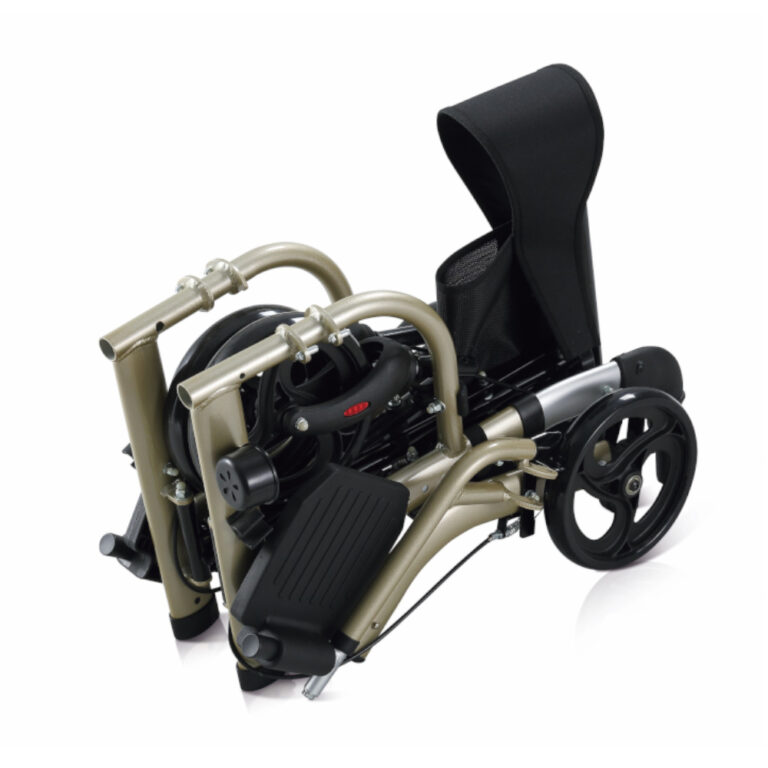 Rolstoel en Rollator in Één