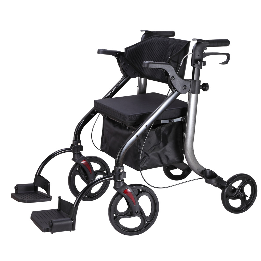Garcia aluminium rollator 2 in 1