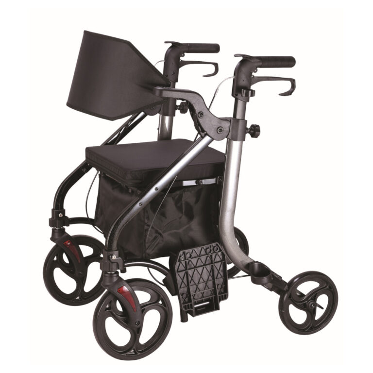 Garcia aluminium rollator 2 in 1